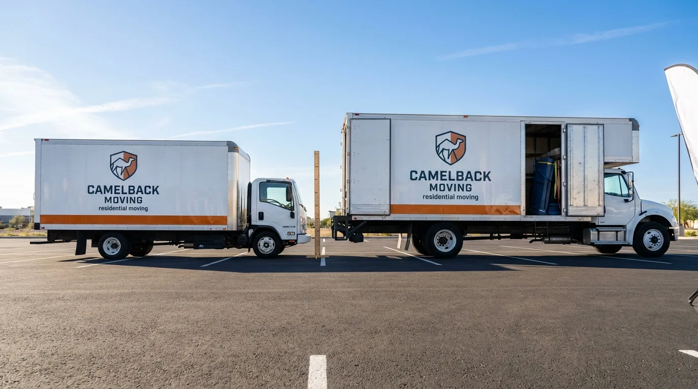 Moving truck size capacity guide in North Judson